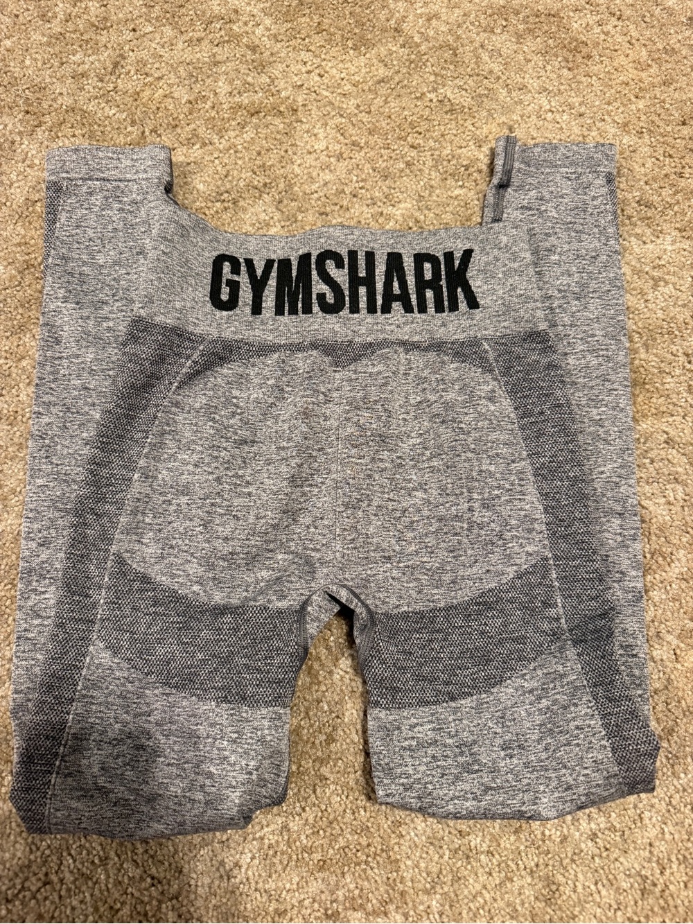 Gymshark Flex Light Gray High Waisted Leggings